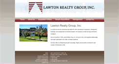 Desktop Screenshot of lawtonrealtygroup.com