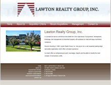 Tablet Screenshot of lawtonrealtygroup.com